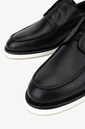 Valmenti Erkek Hakiki Deri Siyah Casual Ayakkabı 383 6807 ERK AYK Y26 SIYAH DR
