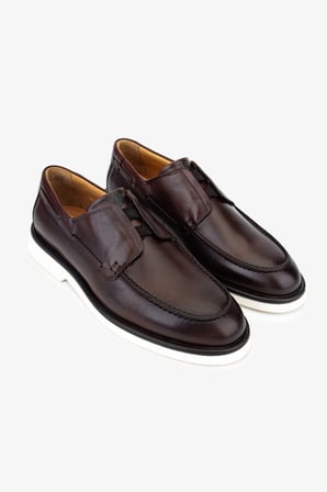 Valmenti Erkek Hakiki Deri Kahverengi Casual Ayakkabı 383 6807 ERK AYK Y26 KAHVE DR
