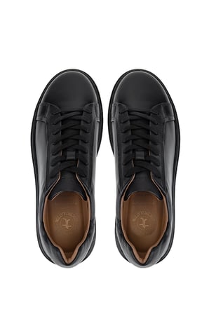 Tamer Tanca Erkek Hakiki Deri Siyah Sneakers & Spor Ayakkabı 1145 2029 ERK AYK Y26 SIYAH