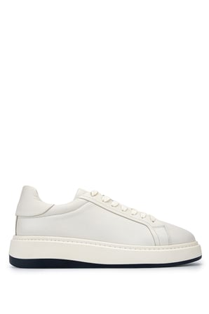 Tamer Tanca Erkek Hakiki Deri Beyaz Sneakers & Spor Ayakkabı 1145 2029 ERK AYK Y26 BEYAZ
