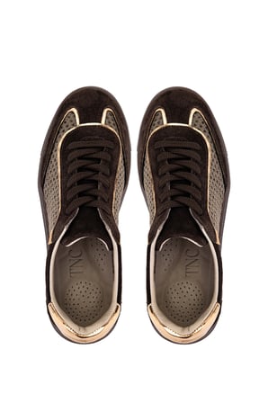 Tamer Tanca Kadın Kahverengi Süet Sneakers & Spor Ayakkabı 1063 209 BN AYK Y26 KAHVE SUET