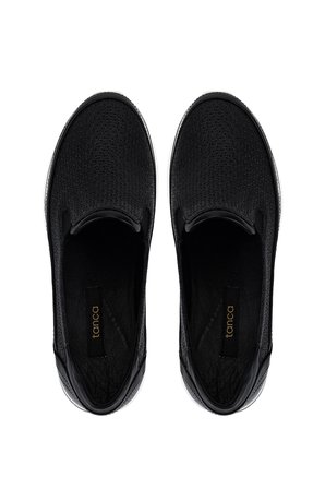 Tamer Tanca Hakiki Deri Kadın Siyah Sneakers & Spor Ayakkabı 298 3200 BN AYK Y26 SYH/SYH BSK