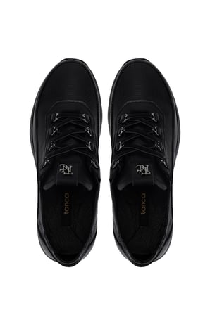 Tamer Tanca Kadın Hakiki Deri Siyah Sneakers & Spor Ayakkabı 298 3220 BN AYK Y26 SYH/ANTRASIT BSK