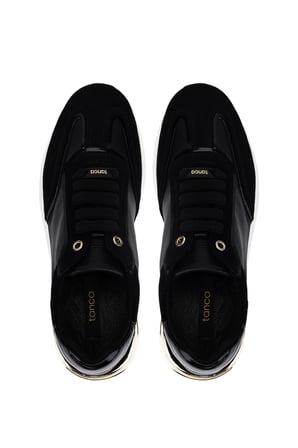 Tamer Tanca Kadın Hakiki Deri Siyah Süet Sneakers & Spor Ayakkabı 298 7095 BN AYK Y26 SIYAH SUET