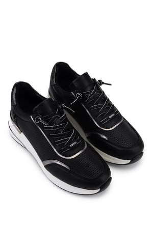 Tamer Tanca Kadın Hakiki Deri Siyah/Antrasit Sneakers & Spor Ayakkabı 298 7100 BN AYK Y26 SIYAH/ANTRASIT