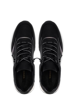 Tamer Tanca Kadın Hakiki Deri Siyah/Antrasit Sneakers & Spor Ayakkabı 298 7100 BN AYK Y26 SIYAH/ANTRASIT