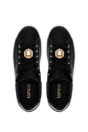 Tamer Tanca Kadın Suni Deri Siyah Sneakers & Spor Ayakkabı 1009 3333 BN AYK Y26 SIYAH CILT