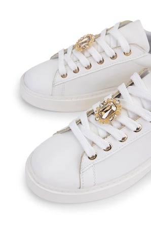 Tamer Tanca Kadın Suni Deri Beyaz Sneakers & Spor Ayakkabı 1009 3333 BN AYK Y26 BEYAZ CILT