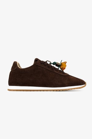 Valmenti Kadın Hakiki Deri Kahverengi Süet Sneakers & Spor Ayakkabı 1009 182 BN AYK Y26 KAHVE SUET