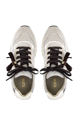 Tamer Tanca Kadın Hakiki Deri Bej Süet Sneakers & Spor Ayakkabı 1192 26103 BN AYK Y26 BEJ SUET