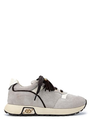 Tamer Tanca Kadın Hakiki Deri Bej Süet Sneakers & Spor Ayakkabı 1192 26103 BN AYK Y26 BEJ SUET