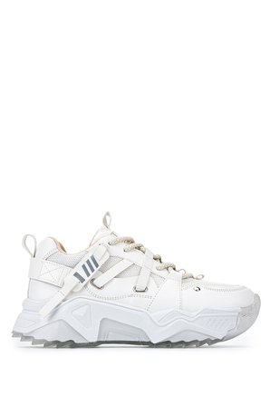 Tamer Tanca Kadın Suni Deri Beyaz Sneakers & Spor Ayakkabı 936 65160 BN AYK SK23/24 BEYAZ/BEJ