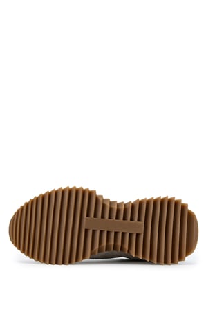 Tamer Tanca Kadın Hakiki Deri Bej Süet Sneakers & Spor Ayakkabı 154 7161 BN AYK Y26 BEJ SUET