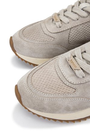 Tamer Tanca Kadın Hakiki Deri Bej Süet Sneakers & Spor Ayakkabı 154 7161 BN AYK Y26 BEJ SUET