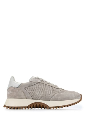 Tamer Tanca Kadın Hakiki Deri Bej Süet Sneakers & Spor Ayakkabı 154 7161 BN AYK Y26 BEJ SUET