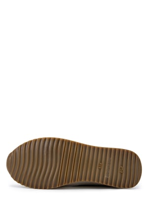 Tamer Tanca Kadın Hakiki Deri Bej Sneakers & Spor Ayakkabı 488 5022 BN AYK Y26 BEJ DR/BEJ SUET