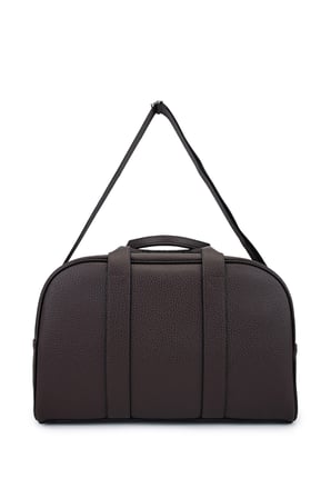 Tamer Tanca Unisex Suni Deri Kahverengi El Valizi 1012 2023 VLZ SK25-26 KAHVE FLTR