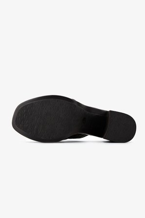 Valmenti Kadın Deri & Tekstil Kahverengi Topuklu Terlik 1141 551 BN TRLK Y26 BROWN/BEIGE BLACK