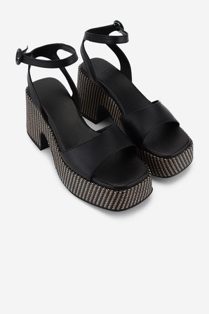 Valmenti Kadın Hakiki Deri Siyah Deri Topuklu Ayakkabı 1141 565 BN AYK Y26 BLACK LEATHER