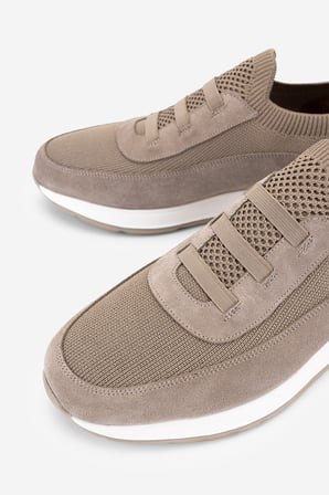 Valmenti Erkek Deri & Tekstil Taupe Sneakers & Spor Ayakkabı 1151 VAL-TNC-4 ERK AYK Y26 TAUPE