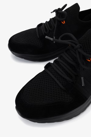 Valmenti Erkek Deri & Tekstil Siyah Süet Sneakers & Spor Ayakkabı 1151 VAL-TNC-5 ERK AYK Y26 SIYAH SUET/TRK