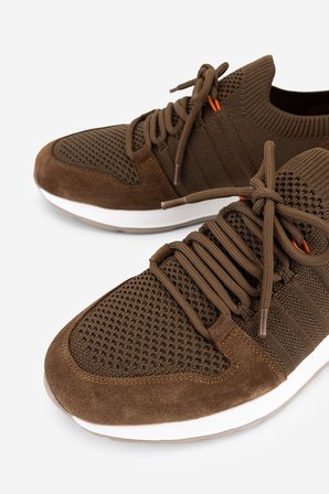 Valmenti Erkek Deri & Tekstil Taba Sneakers & Spor Ayakkabı 1151 VAL-TNC-5 ERK AYK Y26 TABA SUET/TRK
