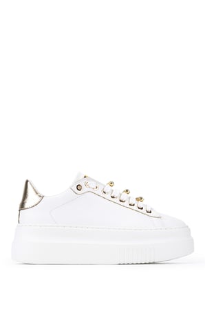 Tamer Tanca Kadın Suni Deri Beyaz Sneakers & Spor Ayakkabı 1009 001 BN AYK SK23/24 BEYAZ CILT