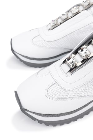 Tamer Tanca Kadın Hakiki Deri Beyaz Sneakers & Spor Ayakkabı 1201 4016 BN AYK Y26 BEYAZ