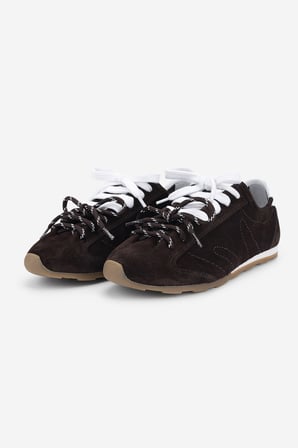 Valmenti Kadın Hakiki Deri Kahverengi Süet Sneakers & Spor Ayakkabı 154 7028 BN AYK Y26 KAHVE SUET