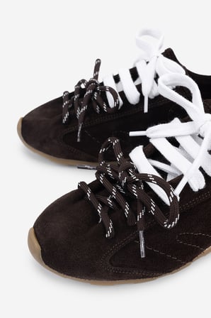 Valmenti Kadın Hakiki Deri Kahverengi Süet Sneakers & Spor Ayakkabı 154 7028 BN AYK Y26 KAHVE SUET