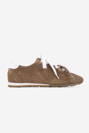 Valmenti Kadın Hakiki Deri Kahverengi Sneakers & Spor Ayakkabı 154 7028 BN AYK Y26 SIGARO SUET