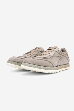 Valmenti Erkek Hakiki Deri Bej Süet Sneakers & Spor Ayakkabı 1202 2295-33 ERK AYK Y26 LINO SUET