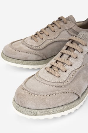Valmenti Erkek Hakiki Deri Bej Süet Sneakers & Spor Ayakkabı 1202 2295-33 ERK AYK Y26 LINO SUET