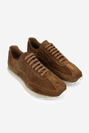 Valmenti Erkek Hakiki Deri Kahverengi Sneakers & Spor Ayakkabı 1202 2891-435 ERK AYK Y26 SIGARO SUET