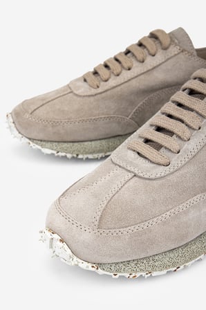 Valmenti Erkek Hakiki Deri Bej Süet Sneakers & Spor Ayakkabı 1202 2891-435 ERK AYK Y26 LINO SUET