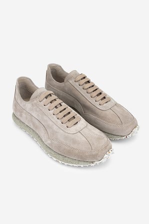 Valmenti Erkek Hakiki Deri Bej Süet Sneakers & Spor Ayakkabı 1202 2891-435 ERK AYK Y26 LINO SUET