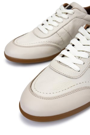 Tamer Tanca Erkek Hakiki Deri Bej Sneakers & Spor Ayakkabı 04 1202 ERK AYK Y26 BEJ DR