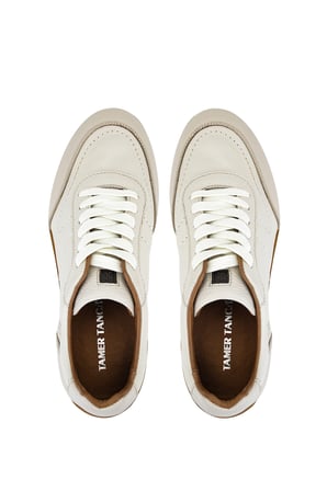 Tamer Tanca Erkek Hakiki Deri Bej Sneakers & Spor Ayakkabı 04 1202 ERK AYK Y26 BEJ DR