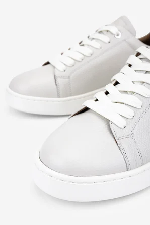Valmenti Erkek Hakiki Deri Kırık Beyaz Sneakers & Spor Ayakkabı 04 4401 ERK AYK Y26 OFF WHITE