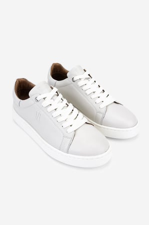 Valmenti Erkek Hakiki Deri Kırık Beyaz Sneakers & Spor Ayakkabı 04 4401 ERK AYK Y26 OFF WHITE