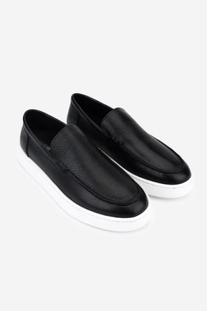 Valmenti Erkek Hakiki Deri Siyah Floter Loafer Ayakkabı 04 4405 ERK AYK Y26 SIYAH FLTR