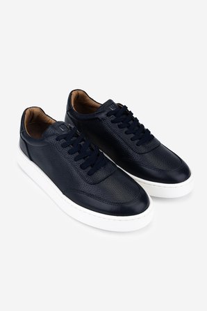 Valmenti Erkek Hakiki Deri Lacivert Sneakers & Spor Ayakkabı 04 4406 ERK AYK Y26 LACI FLTR