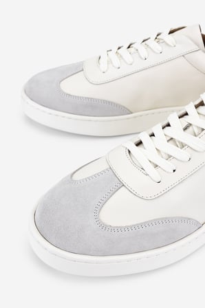 Valmenti Erkek Hakiki Deri Kırık Beyaz Sneakers & Spor Ayakkabı 04 4407 ERK AYK Y26 OFF WHITE KMBN