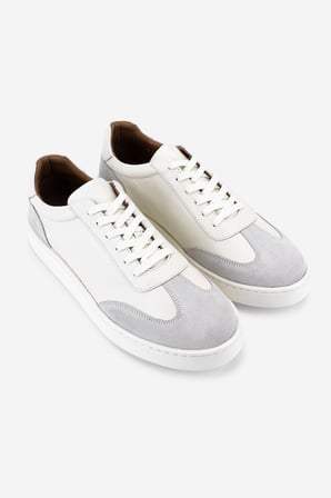 Valmenti Erkek Hakiki Deri Kırık Beyaz Sneakers & Spor Ayakkabı 04 4407 ERK AYK Y26 OFF WHITE KMBN
