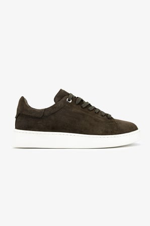 Valmenti Erkek Hakiki Deri Haki Süet Sneakers & Spor Ayakkabı 04 4411 ERK AYK Y26 HAKI SUET