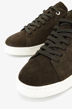 Valmenti Erkek Hakiki Deri Haki Süet Sneakers & Spor Ayakkabı 04 4411 ERK AYK Y26 HAKI SUET