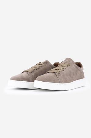Valmenti Erkek Hakiki Deri Bej Süet Sneakers & Spor Ayakkabı 04 4411 ERK AYK Y26 BEJ SUET