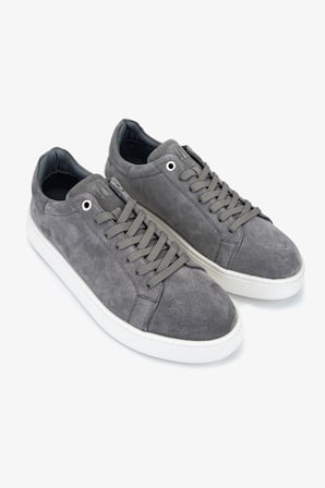 Valmenti Erkek Hakiki Deri Gri Sneakers & Spor Ayakkabı 04 4411 ERK AYK Y26 GRI SUET
