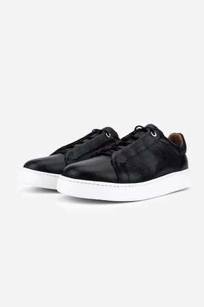 Valmenti Erkek Hakiki Deri Siyah Floter Sneakers & Spor Ayakkabı 04 4444 ERK AYK Y26 SIYAH FLTR