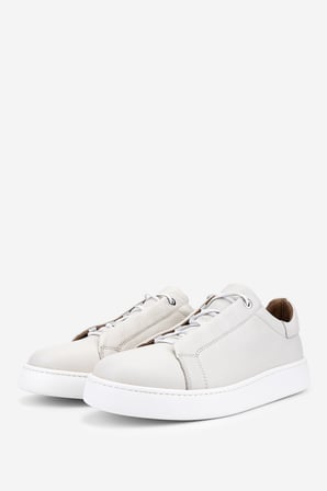 Valmenti Erkek Hakiki Deri Kırık Beyaz Sneakers & Spor Ayakkabı 04 4444 ERK AYK Y26 OFF WHITE FLTR